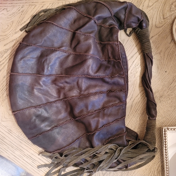 Lucky Brand Leather Hobo Bag - Picture 2 of 4